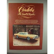 1975 Chrysler Cordoba Car Ad - The Small Chrysler