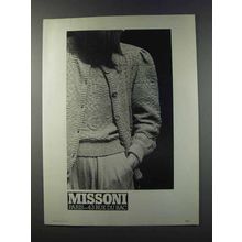 1981 Missoni Women's Fashion Ad