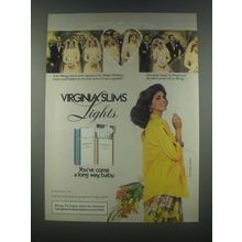 1985 Virginia Slims Cigarettes Ad - The Wrong Sisters