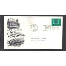 FDC Art Craft 197 6c FDC Int'l Law (Cachet-Typed/A) CV39371