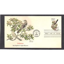 FDC Fleetwood 1956 20c Mockingbird (Cachet-U/A) CV00124