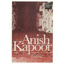 Anish Kapoor Painting Shooting Into The Corner Exhibition Postcard
