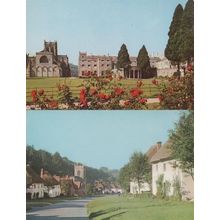 Milton Abbey Dorset 2x Stunning 1970s Postcard s