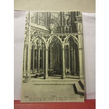 SAINTE CHAPELLE, Paris, France unused antique postcard Holy Chapel =