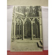 SAINTE CHAPELLE, Paris, France unused antique postcard Holy Chapel #