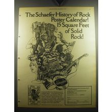 1974 Schaefer Beer Advertisement - The Schaefer History of Rock