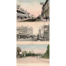 Pretoria Church Street Victoria Bridge South Africa 3x Postcard s