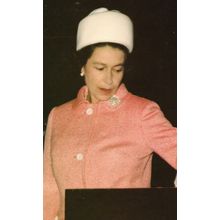 Queen Elizabeth II Royal Birthday in 1971 Rare Postcard