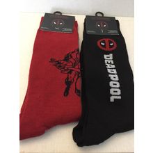 NEW Marvel Deadpool Unisex Crew Socks Size 6-12