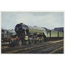 Flying Scotsman Gresley A3 Pacific No. 4472 late 20th C. Dixon T.6544 RPPC