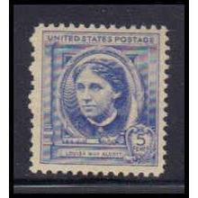 862 5c Louisa Alcott Fine MNH KA4043