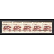 1898Ab 4c Stagecoach Fine MNH Dry Gum PNC 6/5 Line Gap AA0085
