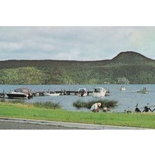 Motuoapa Fishing Speedboats 1980s New Zealand Postcard