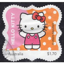2025 HELLO KITTY AND FRIENDS, USED SELF-ADHESIVE MYSTAMP. 1/2