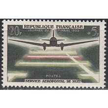France 1959 Michel 1240 Neuf ** Cote (2008) 0.80 € Service aéropostal de nuit