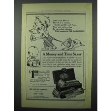 1914 Gem Damaskeene Razor Ad - Little Jack Horner