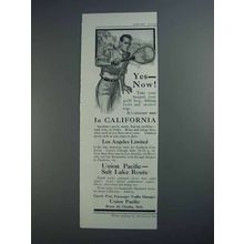 1913 Union Pacific Railroad Ad - Yes - Now!