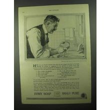 1922 Ivory Soap Ad - Contact With The Skin
