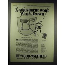 1929 Hewyood-Wakefield Unit Movable Desk Set Ad