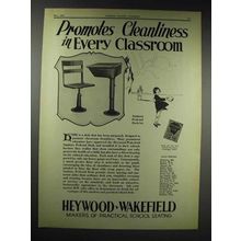 1929 Heywood-Wakefield Sanitary Pedestal Desk Set Ad