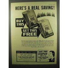 1939 Sierra Pine Soap Ad - Here's a Real Saving
