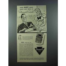1940 Stokely's Green Lima Beans Ad - Blessed Event