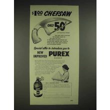 1953 Purex Bleach Ad - Chefsaw