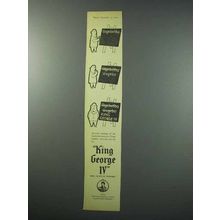 1960 King George IV Scotch Ad - Uisge Beatha