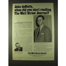 1979 The Wall Street Journal Ad - John deButts