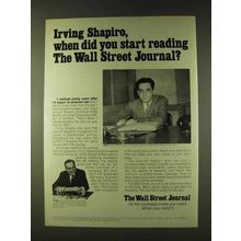 1979 The Wall Street Journal Ad - Irving Shapiro