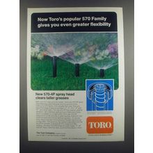 1985 Toro 570-4P Spray Head Ad - Popular 570 Family