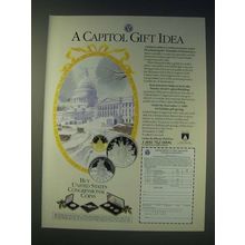 1989 Department of the Treasury Ad - A capitol gift idea