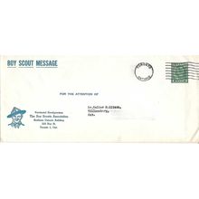 Canada #EN49a Postal Envelope USED George VI, Boy Scout topic