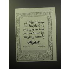 1920 Huyler's Candy Ad - A friendship for Huyler's is one of your best