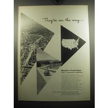 1957 Portland Cement Association Ad - They're on the way
