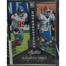 2021 Panini Absolute KADARIUS TONEY (Giants) Introductions RC #INT-10