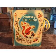 Little Golden Book Walt Disney Santas Toy Shop By Mary Reed PhD (A) Edition 1950