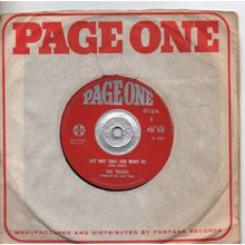 Troggs - Any way that you want me 1966 7" single vinyl record POF010
