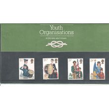 GB stamps 1982 Presentation Pack - SG 1179-1182 - Youth Organizations