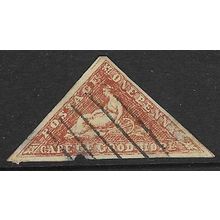 CAPE OF GOOD HOPE QV 1853-63 1d TRIANGLE USED definetely a FORGERY spacefiller