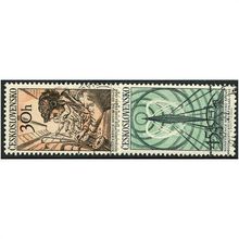 1958 Michel 1083/1084 - #2 cancelled