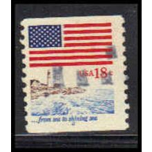 Used 1891 18c U.S. Flag Fine CNS 2 PA5450