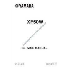 YAMAHA XF50W SERVICE MANUAL SCOOTER 338 PAGES IN ENGLISH