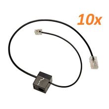 Lot of 10 Plantronics Interface Cable 86007-01 CS520 CS530 CS540 W720 W730 W740