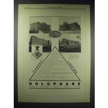 1929 Holophane Filterlite Lighting Ad - Planned