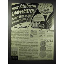 1939 Sunbeam Shavemaster 475 Ad - Shaves Close