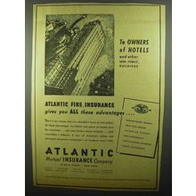 1942 Atlantic Mutual Insurance Company Ad - Advantages