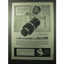 1945 Leica Lenses and Universal Viewfinder Ad