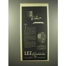 1945 Lee of Conshohocken Tire Ad, Delaware River Bridge