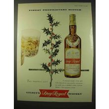 1956 Gilbey's Spey Royal Scotch Ad - Finest Proprietary
